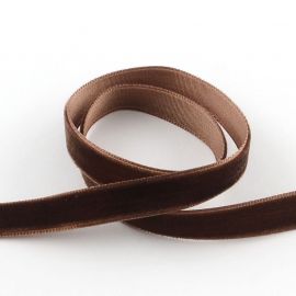 One-sided velvet ribbon 6.5 mm., 1 m.