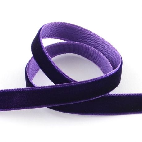 One-sided velvet ribbon 9.5 mm., 1 m. VV0664