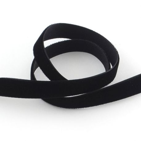 Einseitiges Samtband 9,5 mm, 1 m. VV0659