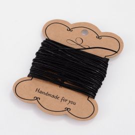 Natural leather cord 1.00 mm, 1 roll VV0654