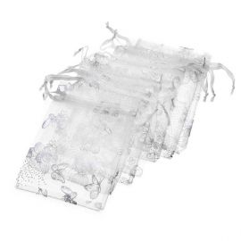 Organza kott "Liblikas" 12x9 cm, 4 tk. DEKO199