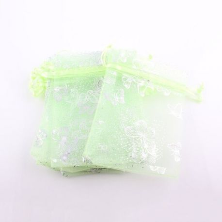 Organza kott "Liblikas" 12x9 cm, 4 tk. DEKO200