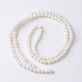 Natural shell beads 4-6 mm, 1 thread