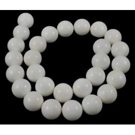 Dabīgas SHELL pērļu krelles 10 mm, 1 pavediens SH0043
