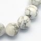 Natural houlite beads 8.5 mm, 1 strand AK1351