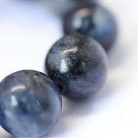 Natural sodalite beads 8 mm, 1 thread