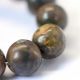 Natural ocean bean beads 8 mm, 1 strand AK1359