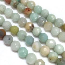 Natural amazonite beads 10 mm, 1 strand 