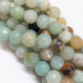 Natural amazonite beads 10 mm, 1 strand 