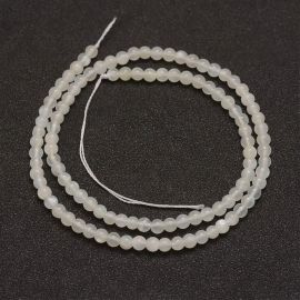 Natural moon stone beads 3.5-4 mm., 1 strand 