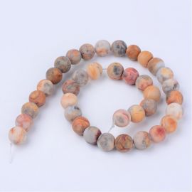 Natural agate beads 8 mm., 1 strand 