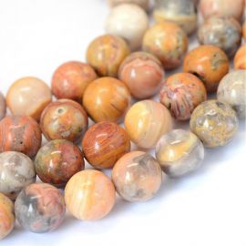 Natural agate beads 8 mm., 1 strand 