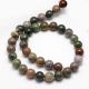 Natural Indian agate beads 10 mm., 1 strand AK1368