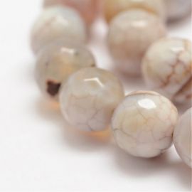 Natural agate beads 10 mm., 1 strand 