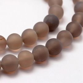 Natural agate beads 10 mm., 1 strand AK1371