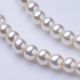 Glass pearls 4 mm., 1 strand KK0252
