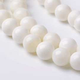 Looduslikud kestahelmed 8 mm., 1 niit
