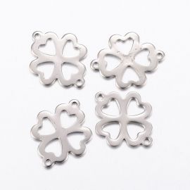 Stainless steel 304 distributor "Clover leaf" 21x17 mm., 2 pcs.