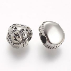 Stainless steel 304 spacer "Lion's Head" 12x11x8 mm., 1 pcs. II0385