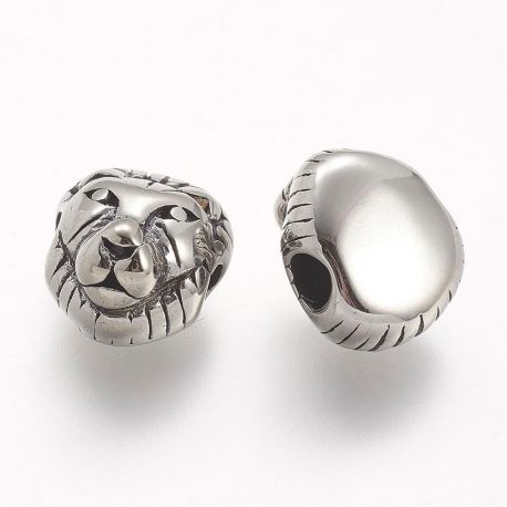 Edelstahl 304 Distanzstück "Löwenkopf" 12x11x8 mm, 1 Stck. II0385