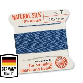 GRIFFIN silk strandwith needle No.7, 0.75 mm., 2 m., 1 roll