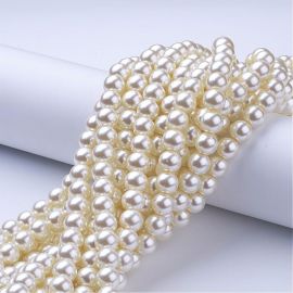 Glass pearls 10 mm., 1 strand