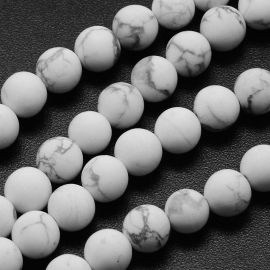 Dabīgas houlīta pērles, 10 mm., 1 dzīsla