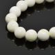 SHELL pearl beads, 10 mm., 1 strand SH0046