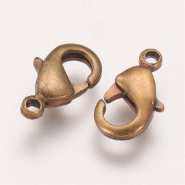 Užsegimas karabinas, 12x7 mm., 4 vnt. 1 maišelis