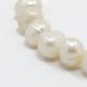 Freshwater pearls, 8-9 mm., 1 strand GP0074