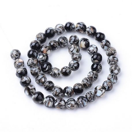 Freshwater SHELL pearls, 7-8 mm., 1 strand SH0047