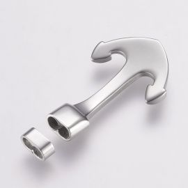 Stainless steel 304 anchor + completion detail, 43x27x6 mm., set 1 MD1943