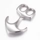 Stainless steel 304 anchor clasp, 33x21x6 mm., 1 pcs. MD1940