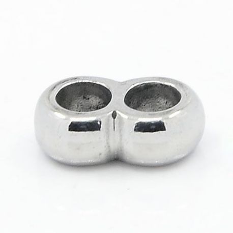 Stainless steel 304 clasp piece, 4x12x7 mm., 1 pcs. MD1942