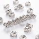 Roostevabast terasest vahesein 316, rhinestones, 6x3 mm., 6 ühikut. 1 kott II0399