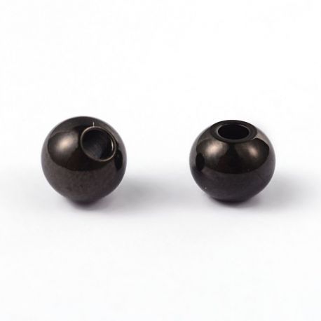 Nerūdijančio plieno 304 intarpas, 6 mm., 4 vnt. 1 maišelis II0396