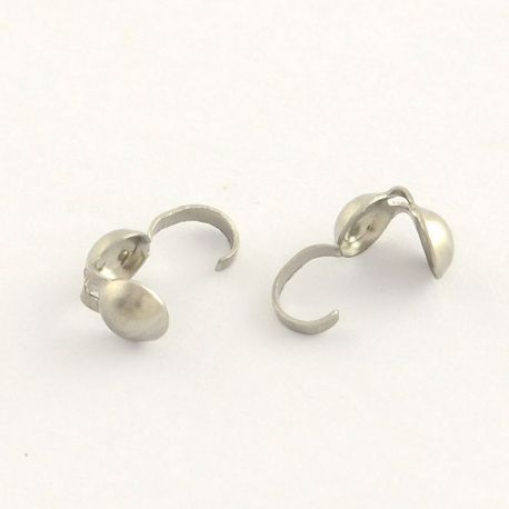 Klemmblase aus Edelstahl 304, 8,5 x 4 mm, 10 Stk. 1 Beutel MD1947