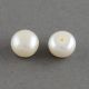 Class A semi-drilled freshwater pearls, 9-9,5x6,5 mm., 1 pair GP0070