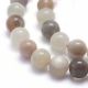 Natural moon stone beads, 8 mm., 1 strand AK1456