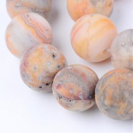 Natural agate beads, 10 mm., 1 strand AK1462