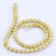 Natural yellow beae beads, 10 mm., 1 strand AK1415
