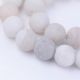 Natural agate beads, 8 mm., 1 strand AK1397