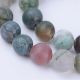 Natural Indian agate beads, 6-7 mm., 1 strand AK1416