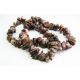 Natural agate stone beads/rubble, 7-9mm.