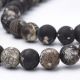 Natural agate beads, 7-8 mm., 1 strand AK1428