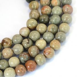 Dabīgas sīpolu pērles, 8 mm., 1 pavediens