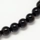 Looduslikud obsidiaani helmed, 8 mm., 1 haruga AK1473