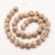 Natural feldspar beads, 8 mm., 1 strand AK1476