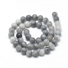 Dabīgas ērgļa acs pērles, 8 mm., 1 dzīsla