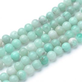 Natural amazonite beads 8-9 mm., 1 strand 